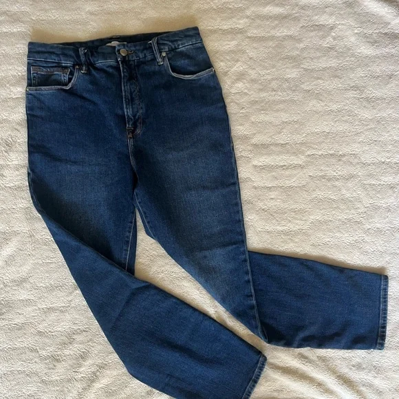 Good American High Rise Blue Jeans - Picture 8 of 9